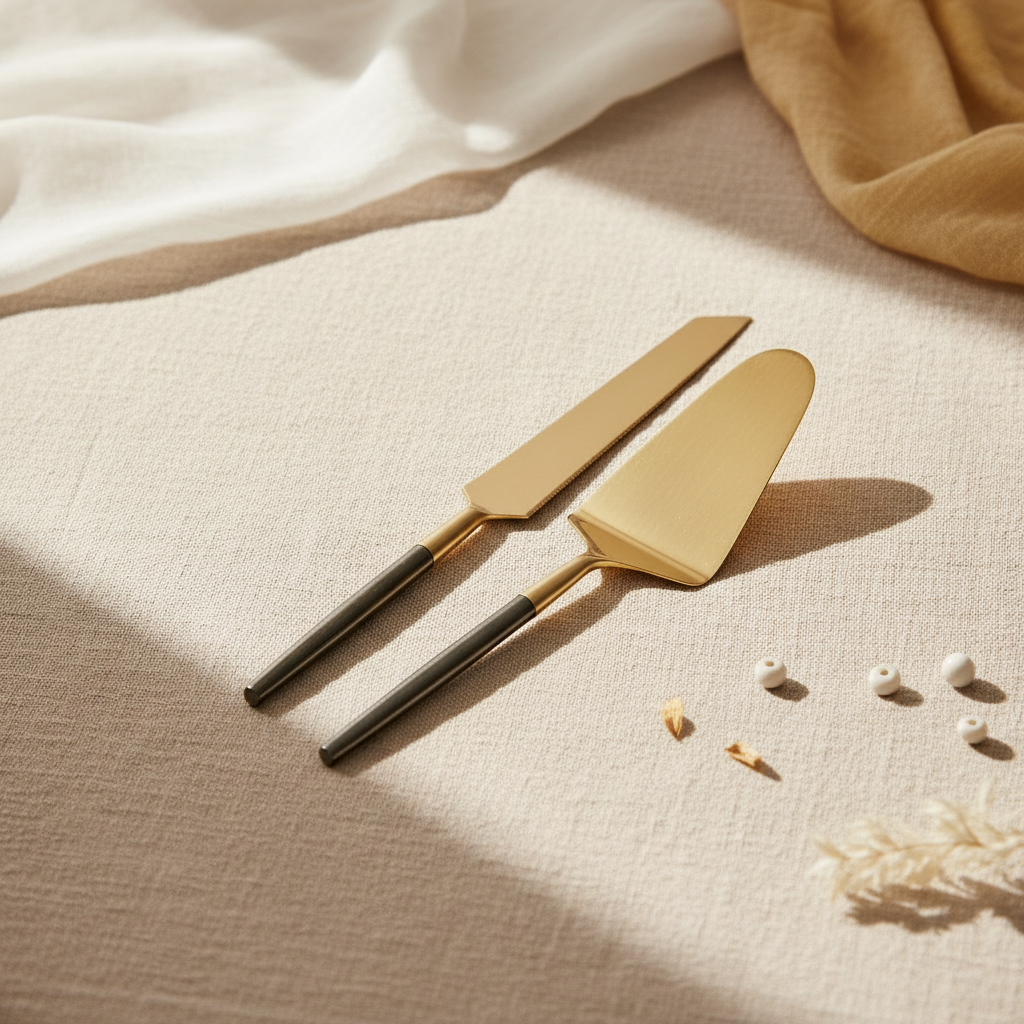 Napa Santo Cake and Knife Set