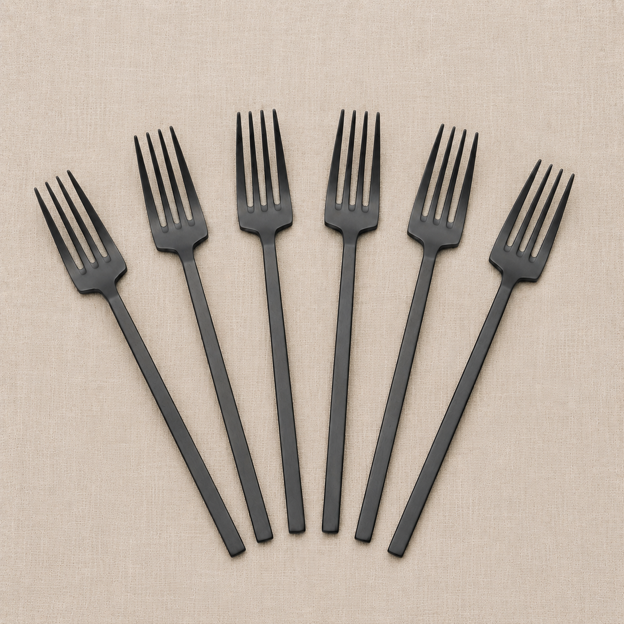 NEW Otto Dessert Fork Set of 6 Vintage Black  - Pre order for November