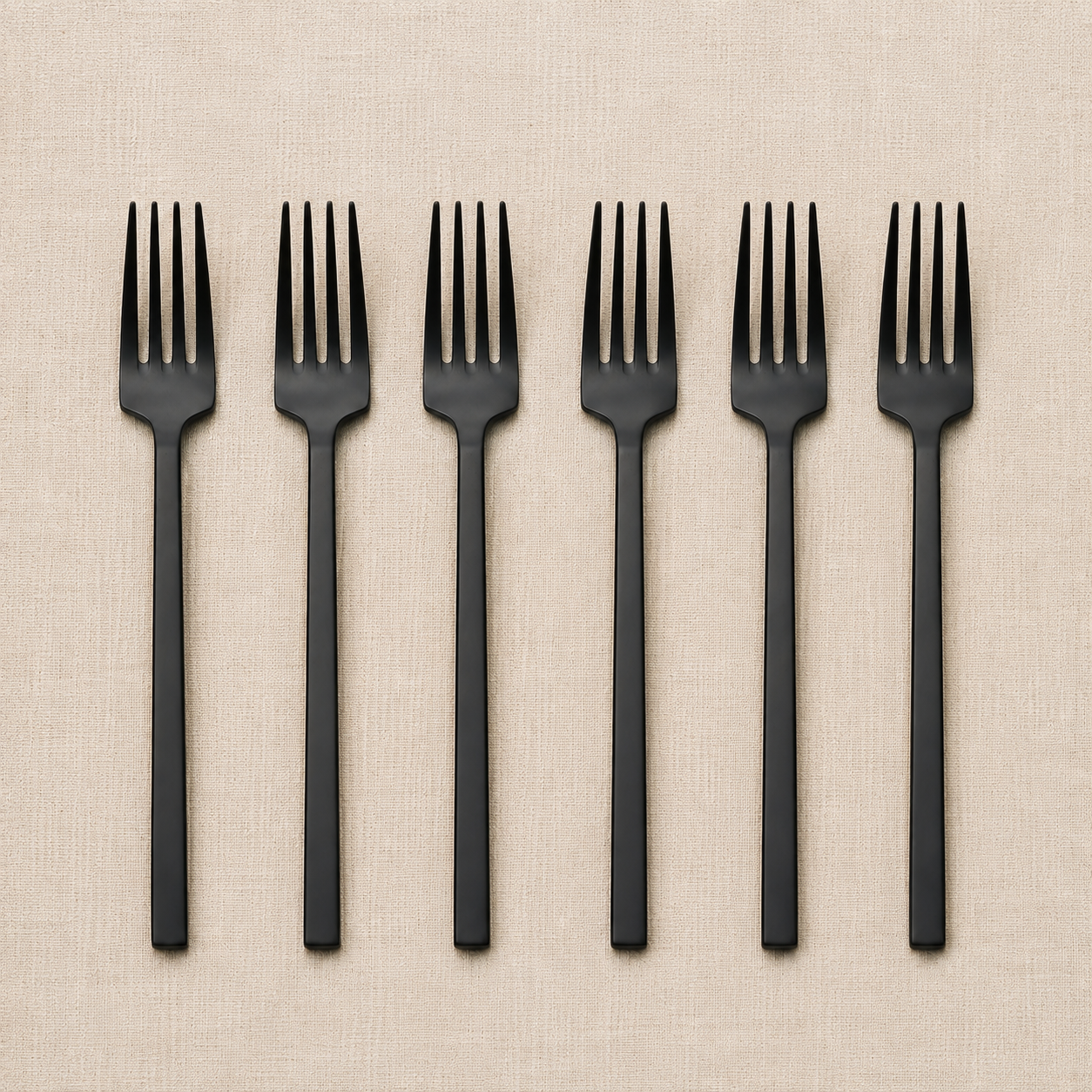 NEW Otto Dessert Fork Set of 6 Vintage Black  - Pre order for November