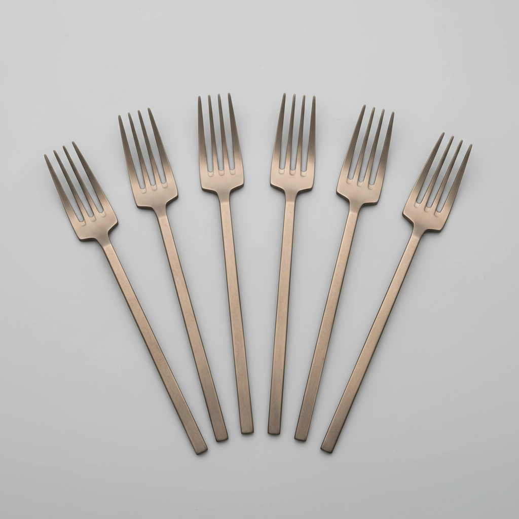 NEW Otto Dessert Fork Set of 6 Antique Bronze - Pre order for October