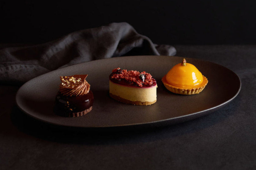 NEW Otto 41cm Oval Platter - black