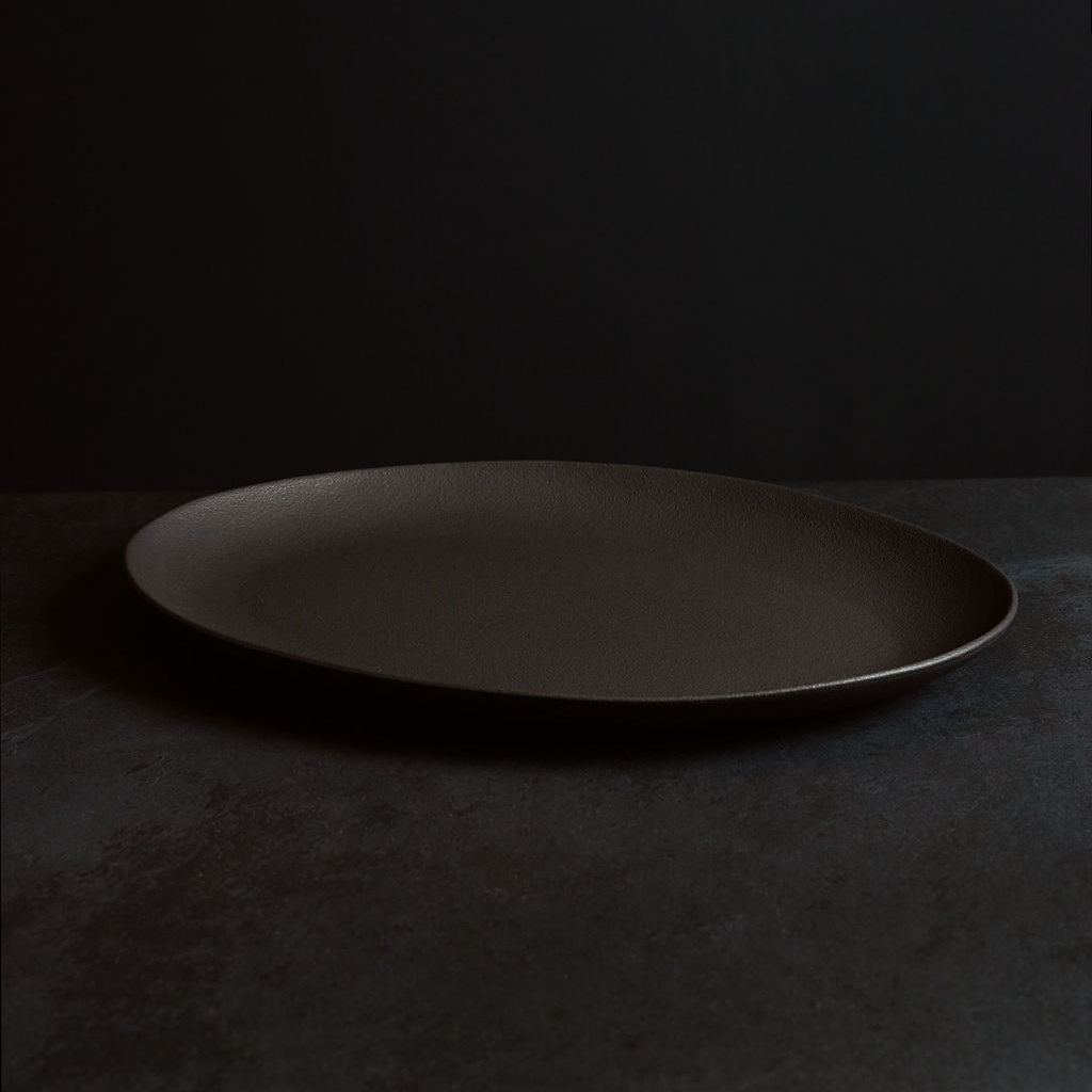 NEW Otto 41cm Oval Platter - black  - PRE-ORDER FOR NOV