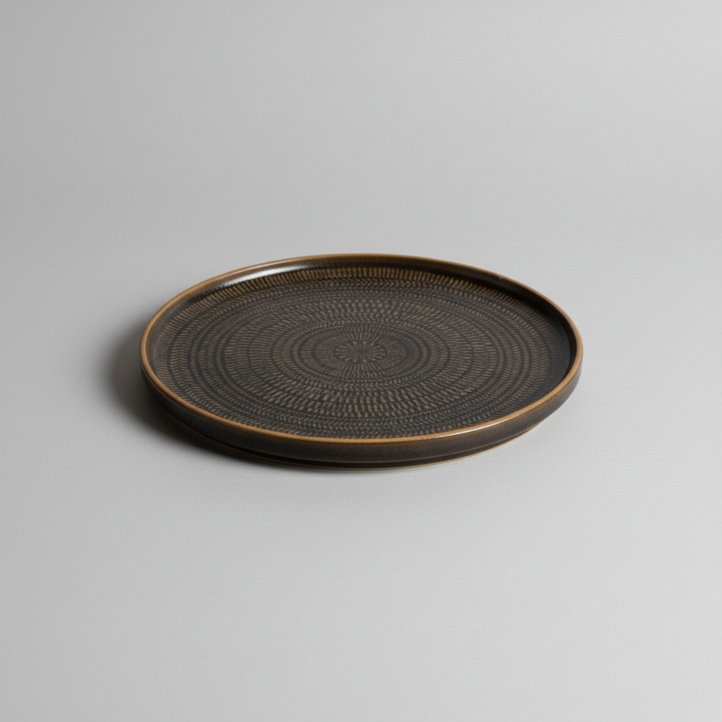 NEW Lotti 21cm side plate umber