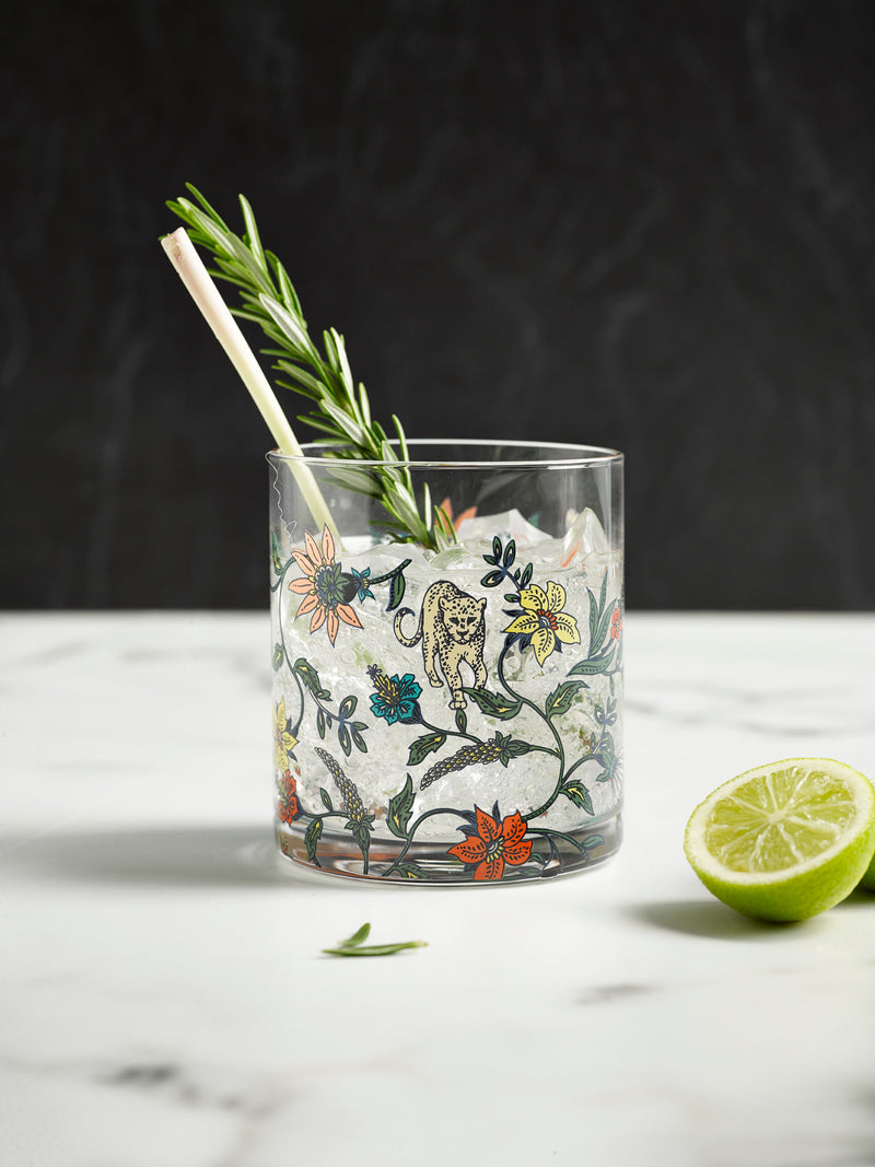 Botswana Botanical glassware set of 4 - PRE-ORDER FOR APPROX JULY
